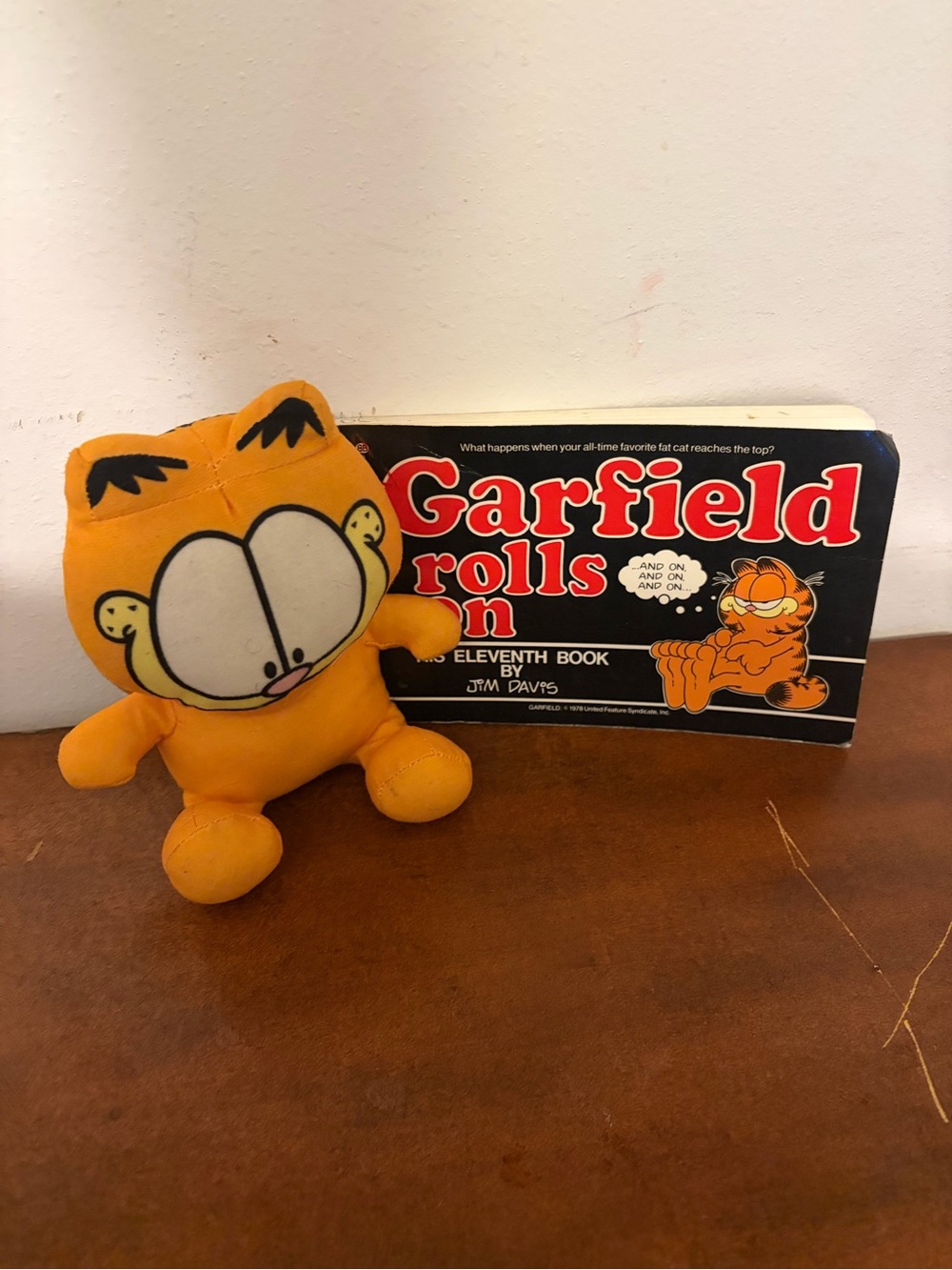 Garfield Plush Toy - Orange Soft Cartoon Cat